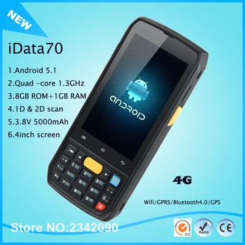 

iData70 Working high efficiently through extremely speedy Android6.0 Data collection 4G PDA 5000mAh Platform Module structure