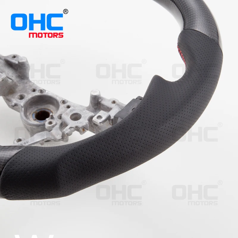 Углеродное волокно руль для Защитные чехлы для сидений, сшитые специально для Toyota Corolla Wish Rav4 Altis OHC двигатели