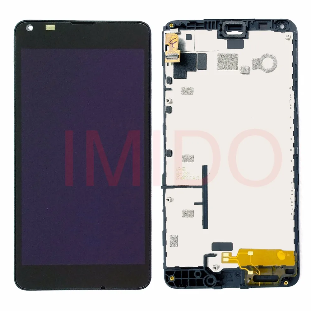 Чехол с подставкой и отделениями для карт для Nokia Lumia 640 RM-1075 RM-1077 RM-1109 RM-1113 ЖК-дисплей Дисплей+ кодирующий преобразователь сенсорного экрана в сборе+ рамка Запчасти для авто