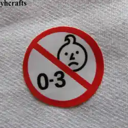 1000pcs Lot 2cm 0 3 Years Forbidden Stickers Not Recommended For Children Under 3 Years Old Packing Supplies Attention Lable Oem Toy Swords For Sale Stickers Greentoy Loader Aliexpress