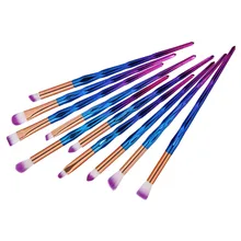 1/4/5/10Pcs Pro Makeup Brushes Powder Blush Foundation Cosmetic Tools Mermaid Fish Brush Highlight Contour Make up Brushes