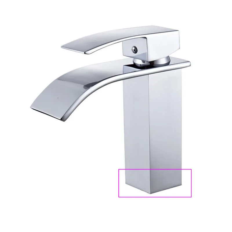 Wholesale And Retail Deck Mount Waterfall Bathroom Faucet Vanity 