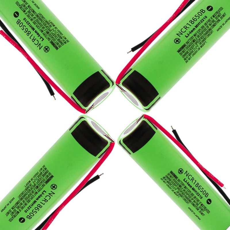 New 18650 battery 3400mah 3.7v lithium battery for NCR18650B 3400mah Suitable for Panasonic flashlight battery+ diy wire