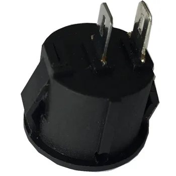 

Wholesale Dia.16.3X12.5mm small round rocker switch 3-6A 2pins pitch 4.43mm ,300pcs/lot