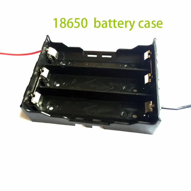 10 Pz Plastica 11.1 V Contenitore Di Batteria 18650 Cavi Di Legare Per 3 Pz 18650 Li-Ion Batterias Organizer Box Holder Archiviazione
