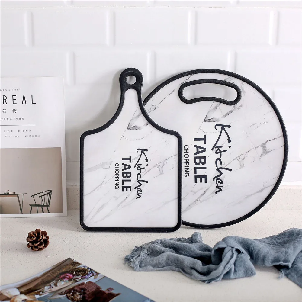 plastic chopping board with handle