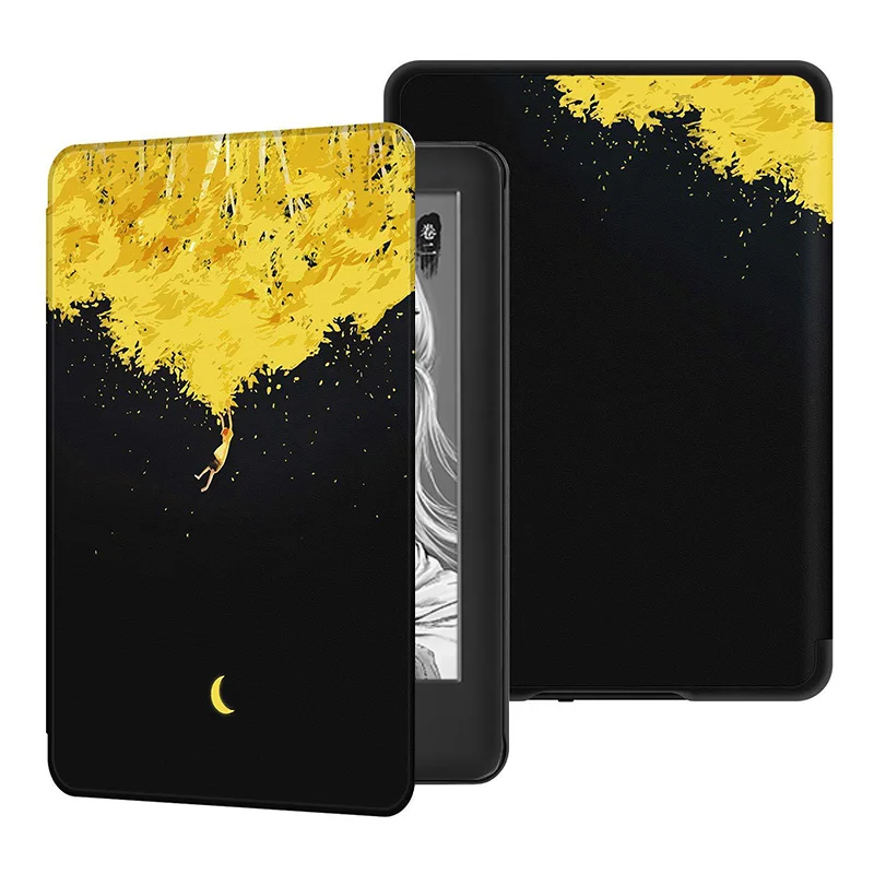 Child and tree Чехол для Amazon полностью Kindle( выпуск) легкий из искусственной кожи смарт-чехол для Amazon Kindle 10th Gen E-Reader - Цвет: Child and tree