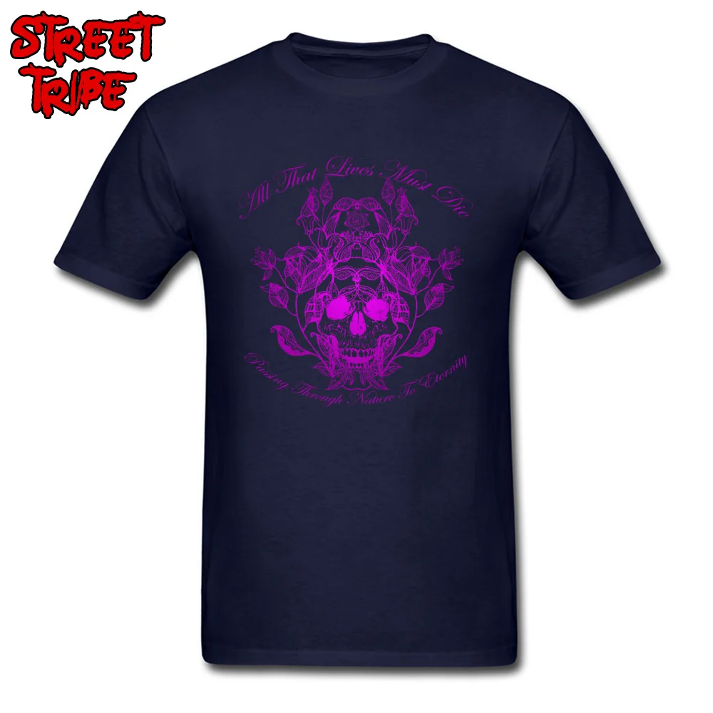 All That Lives V3 Geek Short Sleeve Tees Mother Day O-Neck Pure Cotton Men's Tshirts Geek Tops Shirts Dominant All That Lives V3 navy