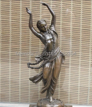 

27"HINDUISM Buddhism Signed bronze Religious Krishna Krishna Buddha Ancestors