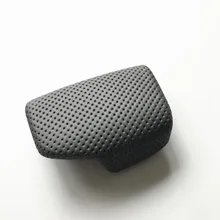 Manija de palanca de cambio de marchas de cuero perforado, cubierta de bola de mano negra para Audi A4 B9 A5 Q7 Q5 2016 2017 2018 2019