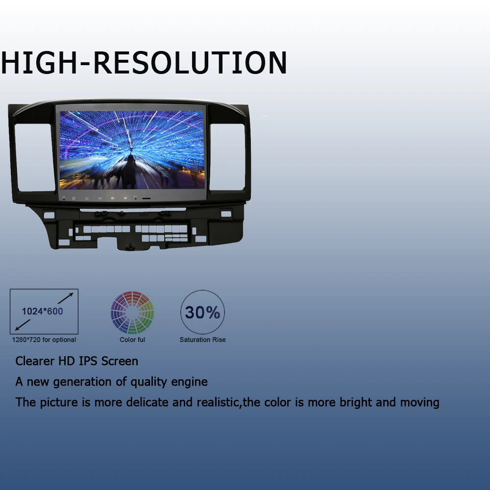 Discount 10.2" IPS Android 9.0 multimedia player for Mitsubishi Lancer X EVO 10 headunit Radio Stereo GPS navigation built-in DSP HDMI 11