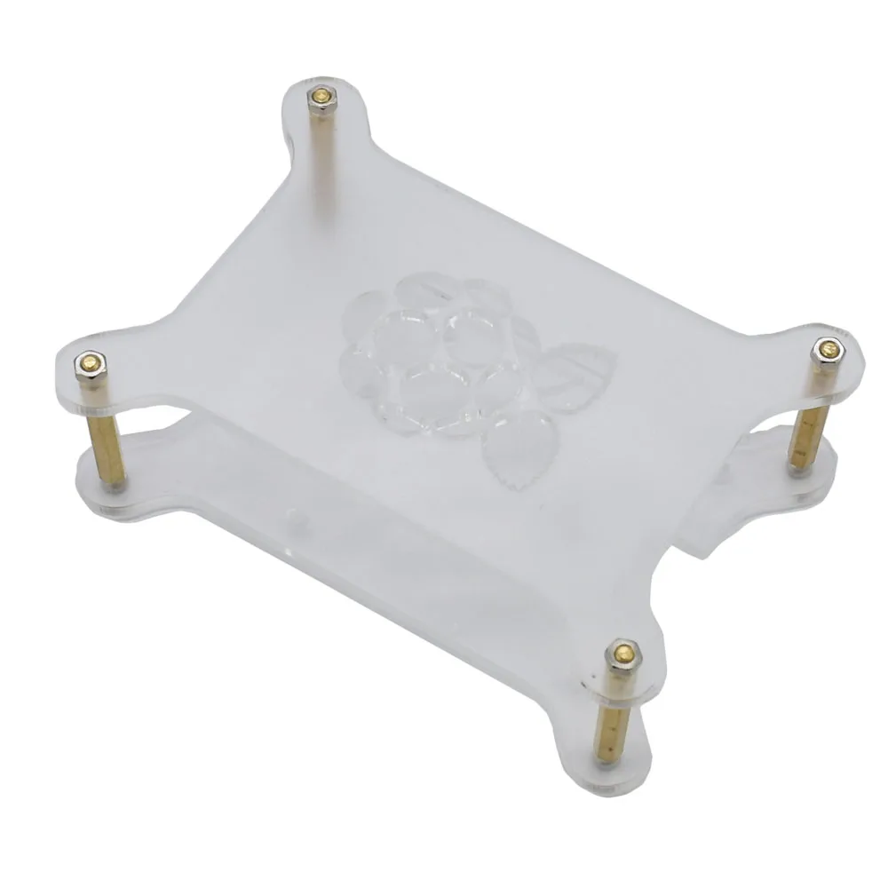 

LEORY 1PC Acrylic Case Kit for Raspberry Pi 4 Model B/3B+/3B/2B