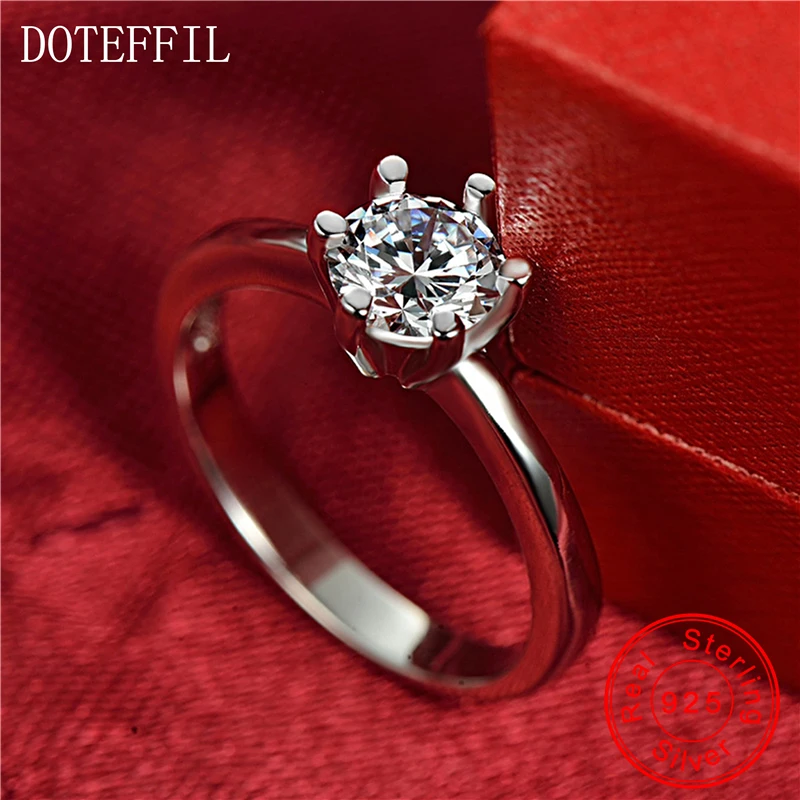 Женское кольцо из серебра 925 пробы с фианитом|925 sterling silver ring|sterling ringswomen fashion rings |