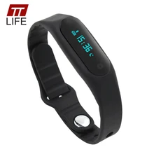 100% D’origine! TTLIFE 0.69 pouce Tactile Bluetooth 4.0 Smart Watch TPU Étanche IP67 Smart Bracelet Montre pour IOS/Android téléphone