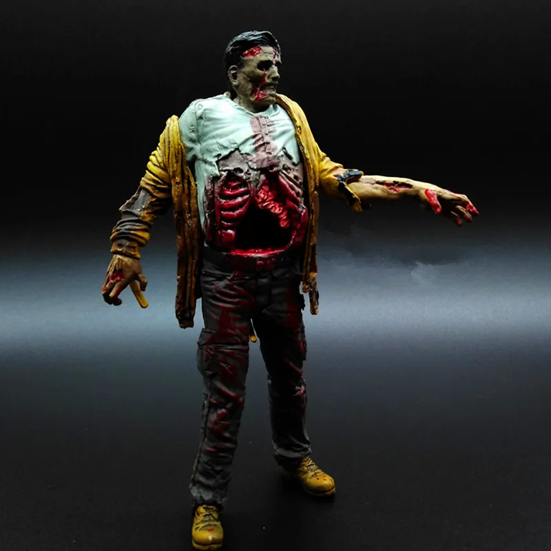 

The Walking Dead Resident Evil Bloody Zombie Ripper Jason Voorhees Shaun of the Dead PVC Action Figure Model Toy L2399