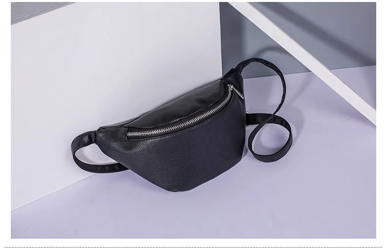 QINRANGUIO талии сумка поясная сумка для Для женщин из мягкой искусственной кожи поясная сумка одноцветное Для женщин талии мешок простой Стиль