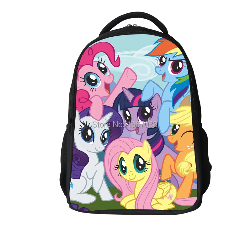 New 16inch Cartoon My Little Pony School Bags / Backpack Children Cute