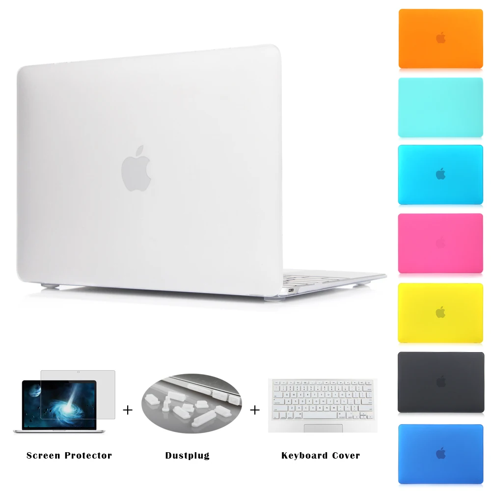 Matte Case New Air 11 Air 13 Pro 13 Pro 15 '' Retina 12 13 15  macbook   +  