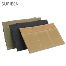 SURIEEN 1 шт. Портативный Открытый ОХОТА MOLLE Quick Release Тактический тройной M4 Журнал пистолет Mag сумка кобура эластичный нейлон
