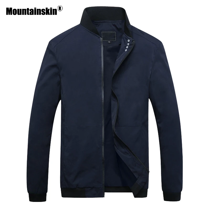Куртка Mountainskin мужская приталенная однотонная Повседневная Верхняя одежда