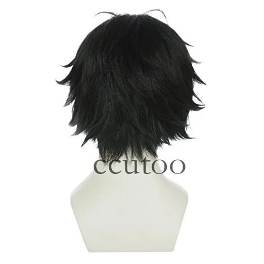 Ccutoo 1" Aoharu x Machinegun Nagamasa Midori зеленый короткий аксессуар для волос пушистой цветок синтетический парик для студенческой вечеринки теплостойкое волокно