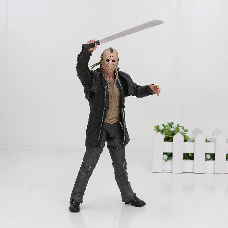 18cm NECA Figure The Final Chapter Jason Voorhees the game 3D Friday the 13th PVC Action Figure Halloween Gifts