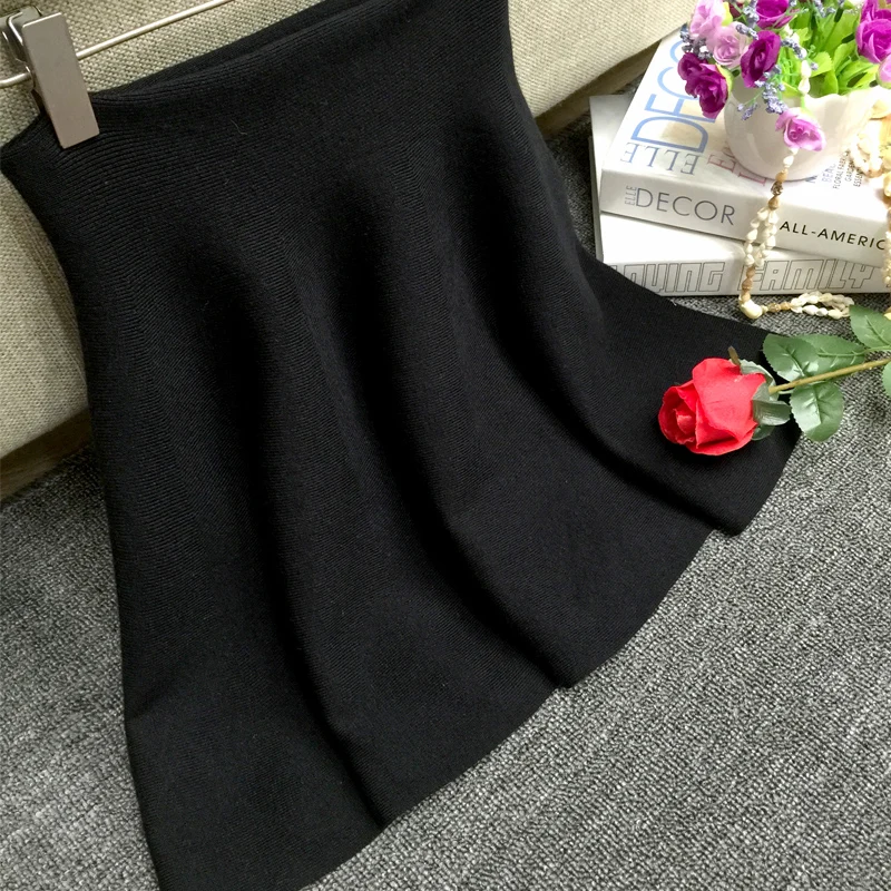 Модные юбки с высокой талией, Женская Сексуальная мини-юбка, юбка со складками, Saia Preta, черная