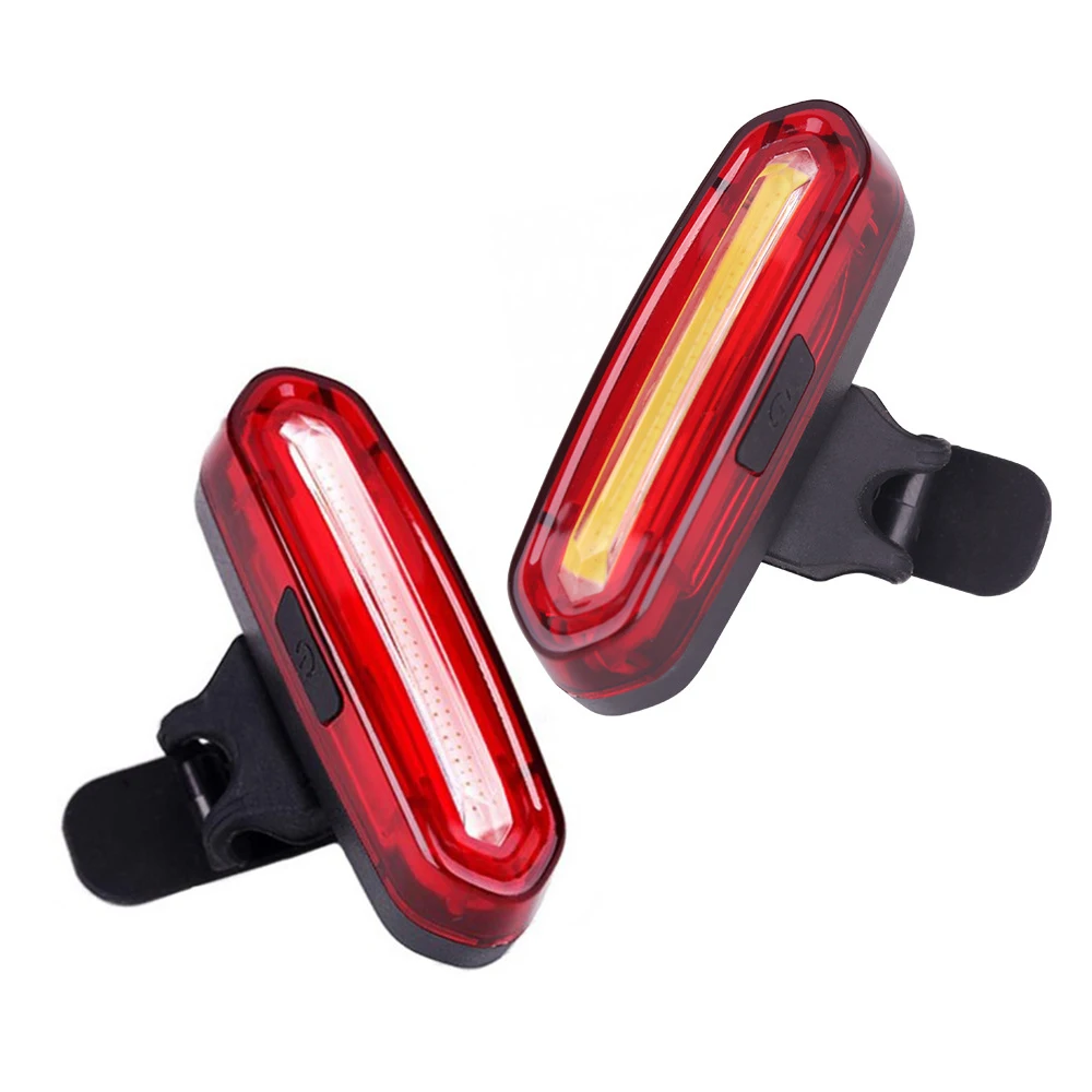 Top New Bicycle Rear Light Cob Bicycle Led Light Rechargeable USB Safety Taillight Cycling Waterproof Mtb Tail Light Back Lamp 5