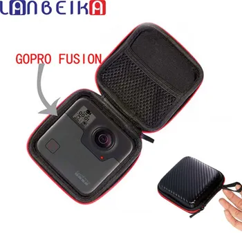 

LANBEIKA Portable Carry Case Accessory Anti-shock Storage Bag For Gopro Max Fusion For Xiaomi mijia 360 Degree Panoramic Camera