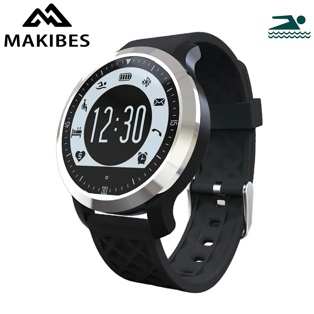Prix pour D'origine makibes f69 sprots smart watch ip68 fitness tracker moniteur de fréquence cardiaque de moniteur pour ios android xiaomi téléphones Prix pour D'origine makibes f69 sprots smart watch ip68 fitness tracker moniteur de fréquence cardiaque de moniteur pour ios android xiaomi téléphones