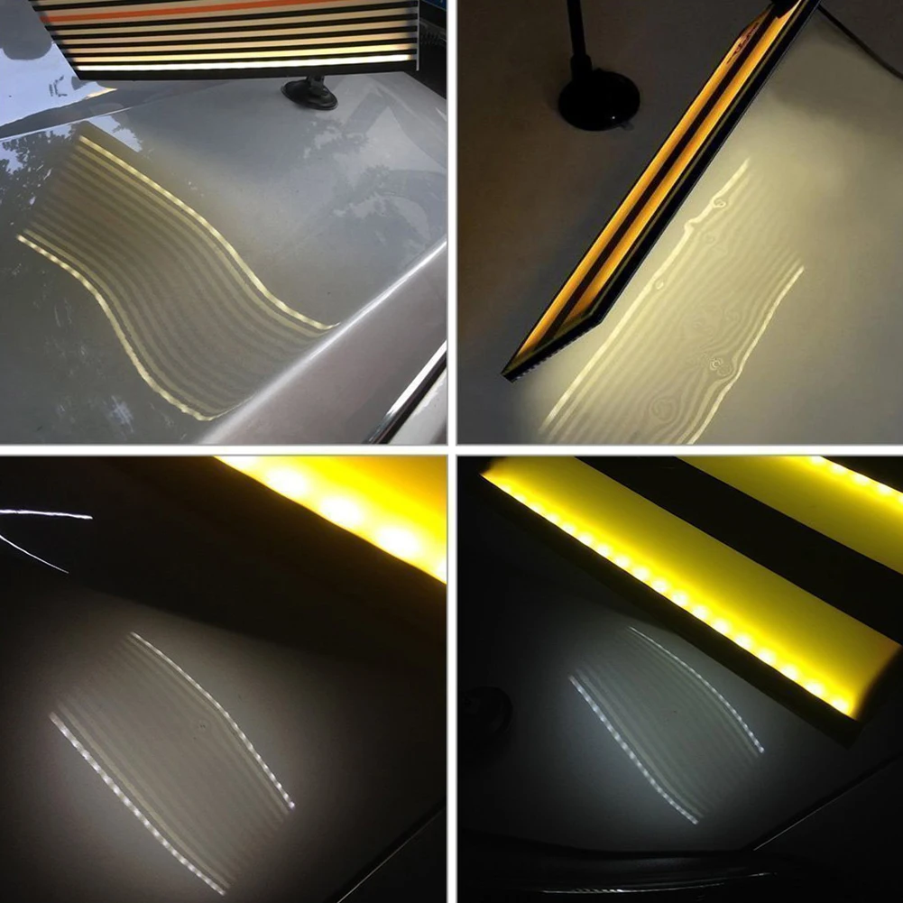 

Led Light For Dent Detection With Cable Paintless Repair Car Stripe Line Durable Reflector Board Adjustable Holder Hail Damage