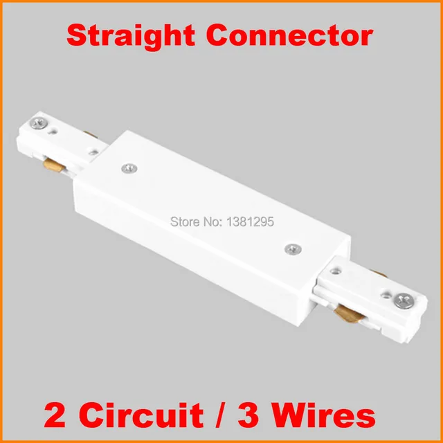 3 Wire 2 Circuit Led Lighting Track Connector For Joining Rails 3 Wire 2 Circuit Led Lighting Track Connector For Joining Rails Components Middle Feed Aluminum