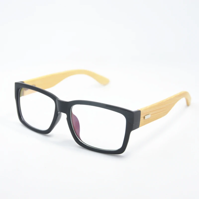 

2017 Retro Handmade Bamboo Glasses Frame Men Women Wood Eyeglasses Spectacle Frames With Plain Lens