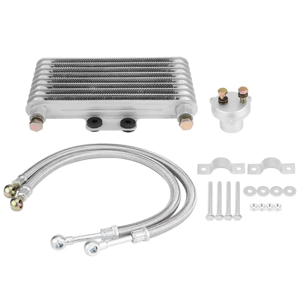 Durable Motorcycle Engine Oil Cooler Cooling Radiator System for Suzuki