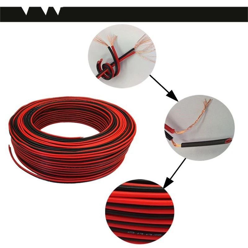 2 контактный 3pin провод 100 м 4 5pin Удлинительный 22 awg RGB + белый Соединительный кабель