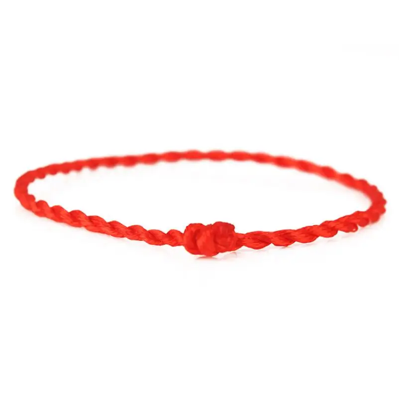 

1PC Handmade Red Bracelet For Women Lucky Red Rope Chain Bracelet Simple Thread String Bracelets Couple Jewelry Gift