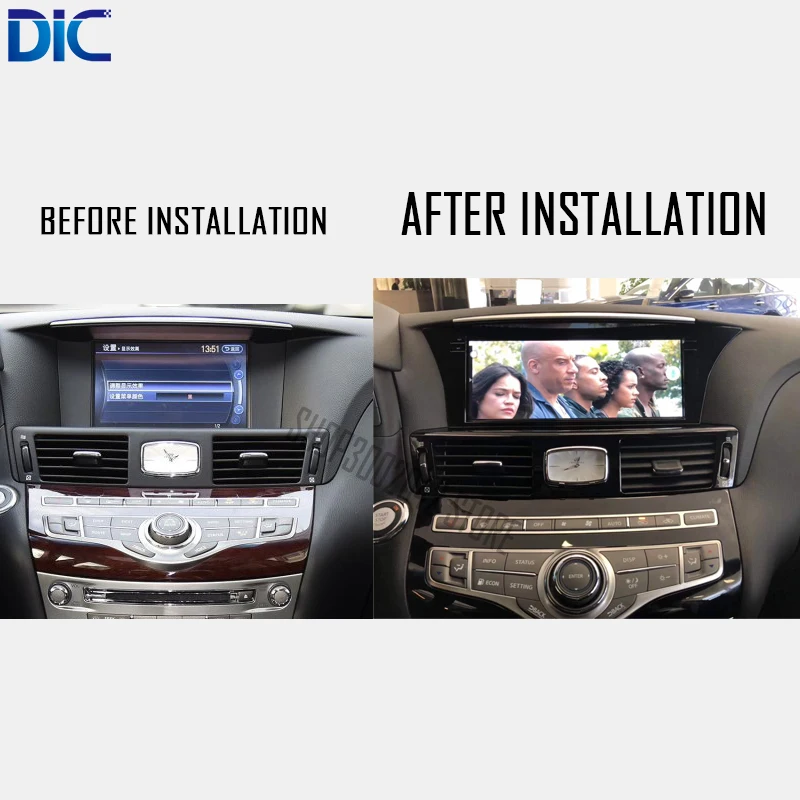 

DLC Android system vertical screen car gps player multimediasystem mp3 navigation For Infiniti Q70