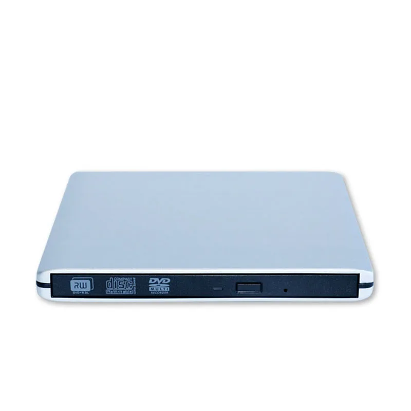 N USB 3.0 External DVD Drive Aluminum Alloy CD/DVD Rewriter Recorder Drives For Laptop PC Computer Macbook Windows 7/8 Q