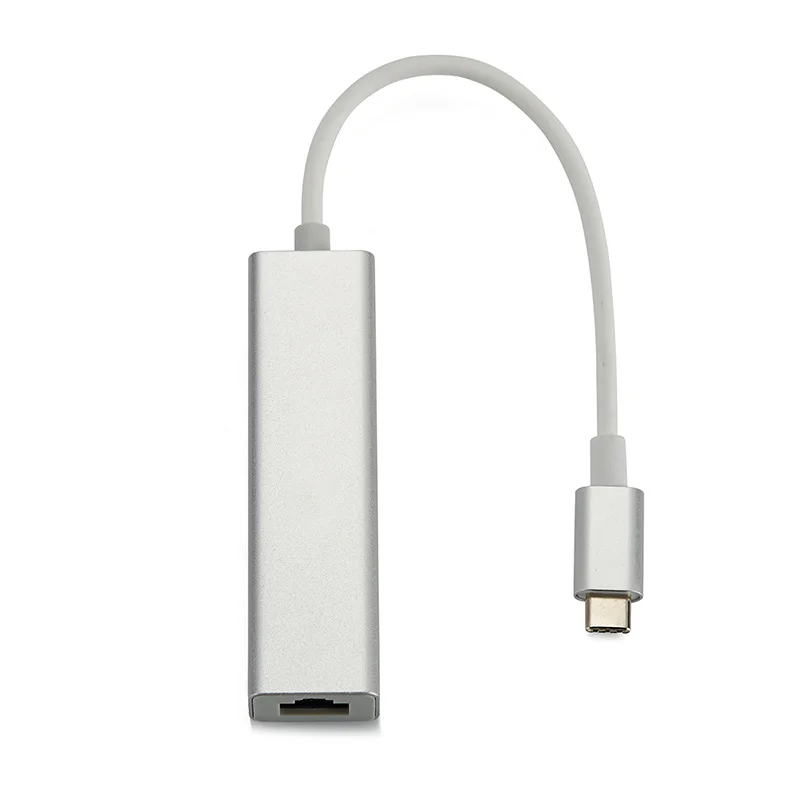 USB C Ethernet Rj45 сетевой адаптер 3 Порты и разъёмы Тип usb C концентратор 10/100/1000 Мбит/с Gigabit Ethernet USB 3,0 сетевая карта для MacBook