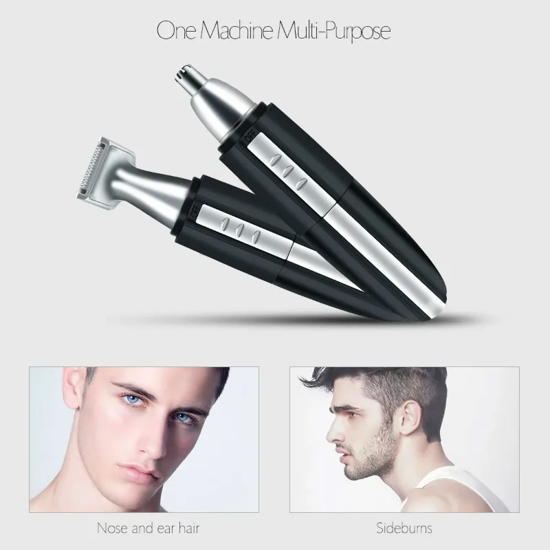 Kemei 2 in 1 Male Epilator Razor Men's Shaver Clipper Cleaner Electric