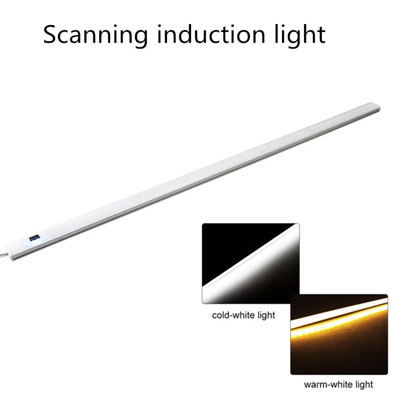 

Scanning induction sensor cabinet light 9W 12V Night Lamp wardrobe furniture bathroom Indoor Decoration kitchen Led bar light