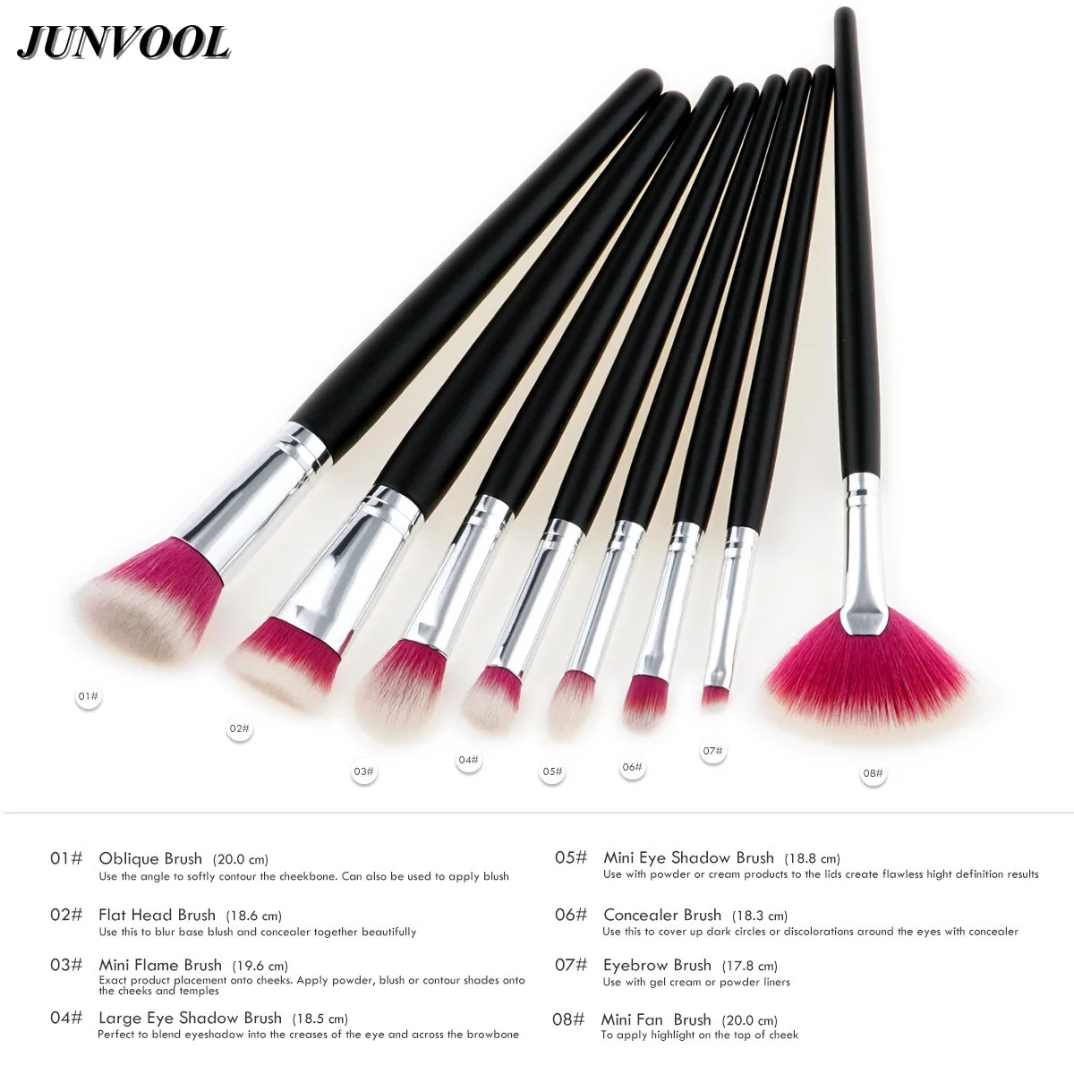 Beauty Cosmetic Fan Brush 8 шт. пудра тональный крем для лица консилер румяна макияжа набор