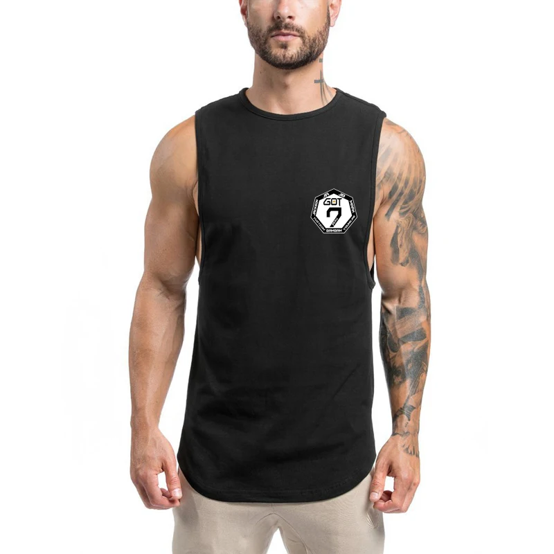 BTS GOT7 Kpop Hip Hop JB Jackson Gym Shirts Men Short Sleeveless Running Shirt Workout Training Tees Fitness Tank Top Sportswear | Спорт и
