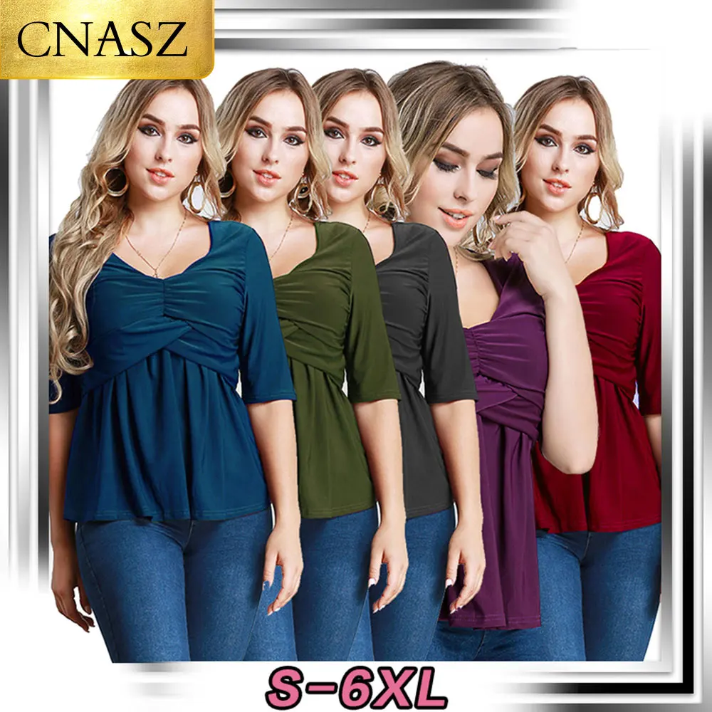 

2019 Women Muslim Blouse Plus Size Feminino 6xl Turkish Dubai Kaftan Ropa musulmana de mujer Long Tops Turkey Clothing