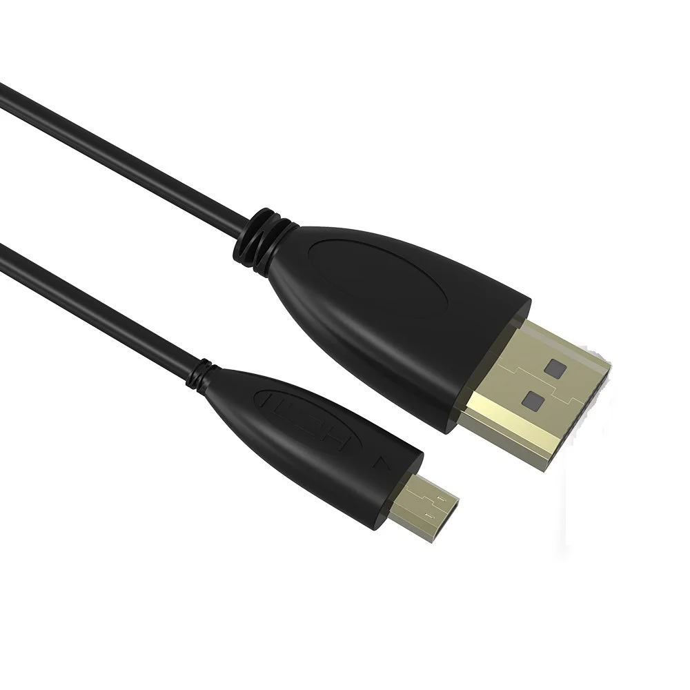 LNYUELEC микро HDMI к HDMI кабель, 1 м 2 м 3 м высокоскоростной HDTV HDMI к Micro HDMI кабель поддерживает Ethernet, 3D, 4 к и возврат звука