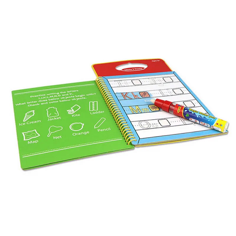 Magic Book Water Draw Board Exercise Doodle Reveal Coloring Painting Reusable Paper Drawing Toy YJS Dropship