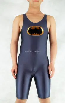 

Batman Gray and Gold Spandex Batman Shorts Costume