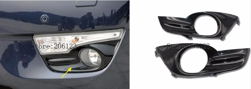

Free Shipping Chromed Front Fog Light Cover Trim For Nissan Teana Altima L33 2013 2014 2015 2 PCS