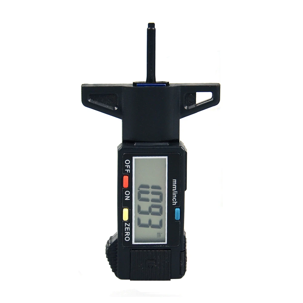 2019 025.4mm Car Digital Tyre Tire Tread Depth Tester Gauge Meter