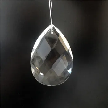 

6pcs/Lot 76mm High Quality Free Shipping Lighting Prism Parts Machine Cut Lamp Chandelier Crystal Parts Pendants For Sales